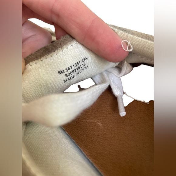 Frye Womens Shoes Frye Kerry Suede Low Lace Up Sneakers Sz8 - Picture 6 of 12